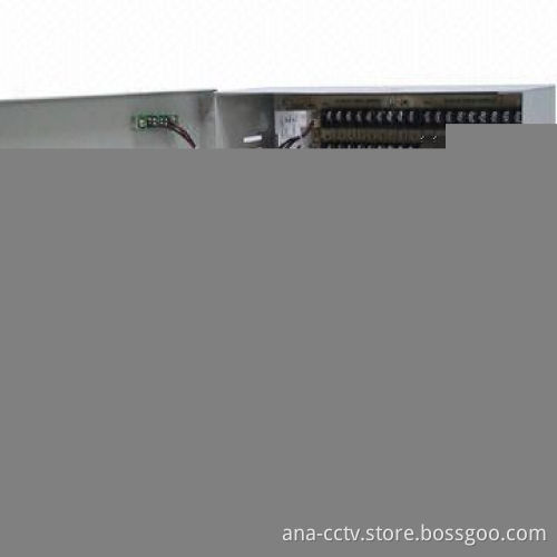 9-channel 5A Power Box with 9 Individual PTC Protected Terminals and 110/220V AC Input